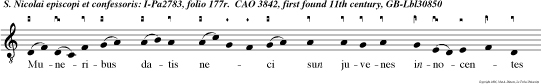 Muneribus datis neci sun juvenes innocentes ad dicti, quibus Domini servus fuit vitae praesidium festinan ter.