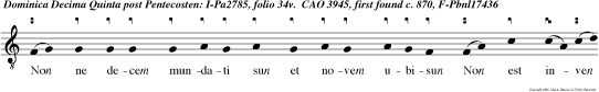 Non ne decem mundati sun et novem ubisun Non est inven tus qui rediret et daret glo riam Deo, nisi hic alienigena. Vade, quia fides tua te salvum fecit, alleluia.