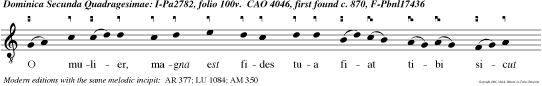 O mulier, magna est fides tua fiat tibi sicut petisti.