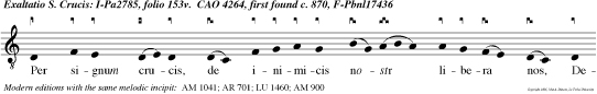 Per signum crucis, de inimicis nostr libera nos, Deus noste