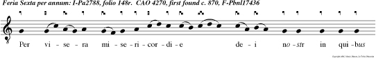Per visera misericordie dei nostr in quibus visitavit nos oriens exalto.