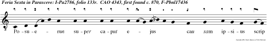 Posuerun super caput ejus cau sam ipsius scrip tam Jesus Nazarenus, Rex Judaeorum.