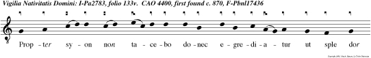 Propter syon non tacebo donec egrediatur ut sple dor justus ejus. Benedici. e u o u a e.