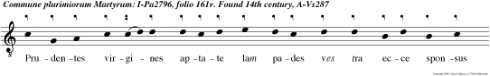 Prudentes virgines aptate lam pades ves tra ecce sponsus venit exite obviam ei.