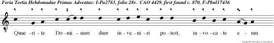 Quaerite Dominum dum inveniri potest, invocate eum dum prope  est, alleluia.