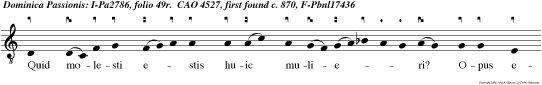 Quid molesti estis huic mulieri? Opus enim bonum operata est in me.