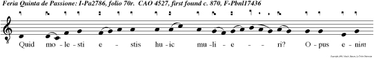 Quid molesti estis huic mulieri? Opus enim bonum operata est in me.