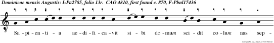 Sapientia aedificavit sibi