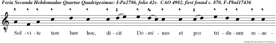 Solvite tem lum hoc, dicit Dominus et pos triduum reaedificabo illud hoc autem dicebat de tem lo corporis sui.