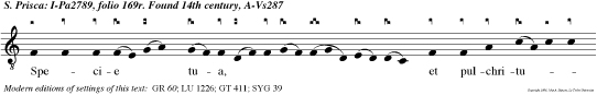 Specie tua, et pulchritudine tua intende, prospere procede, et regna. v.Pro ter veritatem, et mansuetudinem et justitiam: et deducet te mirabiliter dextera tua.