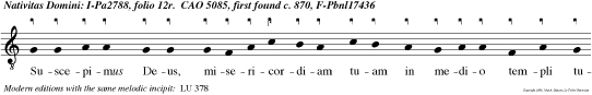 Suscepimus Deus, misericordiam tuam in medio templi tui.