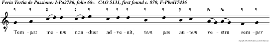 Tempus meum nondum advenit, tem pus autem vestru semper est paratum.