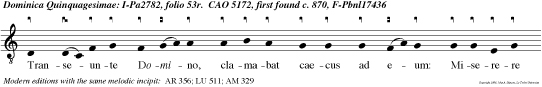 Transeunte Domino, clamabat caecus ad eum: Miserere mei, Fili David.