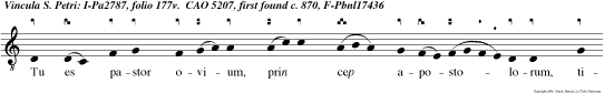 Tu es pastor ovium, prin cep apostolorum, tibi tradite sun claves regni coelorum