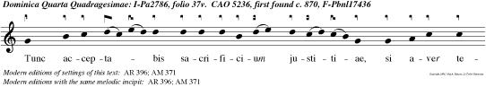Tunc acceptabis sacrificium justitiae, si aver teris faciem tuam a peccatis meis.