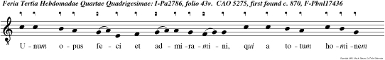 Unum opus feci et admiramini, qui a totum hominem sanum feci in sab bato.
