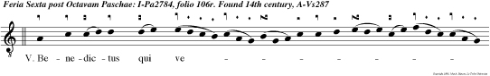 v.Benedictus qui venit in nomine Domini: Deus Dominus, et illuxit nobis.