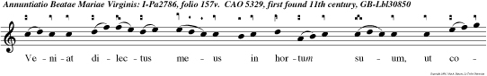 Veniat dilectus meus  in hortum suum, ut comedat fructum pomorum suorum.