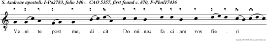Venite post me, dicit Dominus faciam vos fieri piscatores hominum