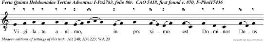 Vigilate animo, in pro ximo est Dominus Deus noster.
