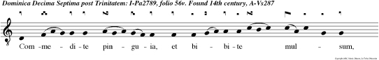 Commedite pinguia, et bibite mulsum, et mittite partes eis qui non praeparaverun sibi: sanctus enim dies Domini est, nolite contristari: gaudium etenim Domini est fortitudo nostra.