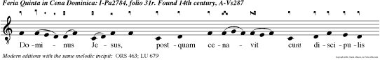 Dominus Jesus, postquam cenavit cum discipulis suis, lavit pedes eorum, et ait illis: Scitis quid fecerim vobis, ego Dominus et magister? Exemplum dedi vobis, ut et vos ita faciatis.