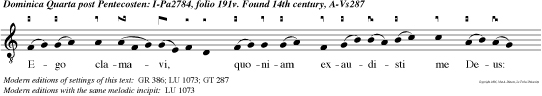 Ego clamavi, quoniam exaudisti me Deus: inclina aurem tuam, et exaudi verba mea.