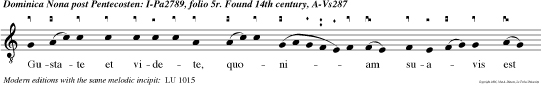 Gustate et videte, quoniam suavis est Dominus: beatus vir, qui sperat in eo.