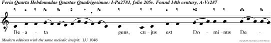 Beata gens, cujus est Dominus Deus eorum populus, quem elegit Dominus in hereditatem sibi. v.Ver bo Domini coeli firmati sunt: et spiritu oris ejus omnis virtus eorum.