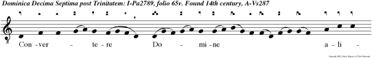 Convertere Domine aliquan tulum, et deprecare super servos tuos. v.Domine refugium factus es nobis, a generatione et progenie.