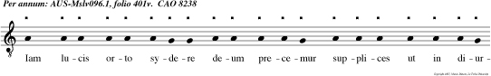 Iam lucis orto sydere deum precemur supplices ut in diurnis actibus nos servet a nocentibus.