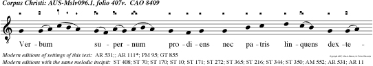 Verbum supernum prodiens nec patris linquens dexteram ad opus suum exiens venit ad vite vesperam. In mortem