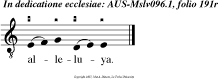 alleluya.