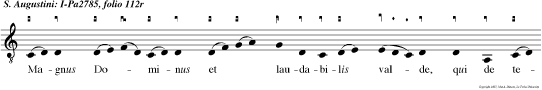 Magnus Dominus et laudabilis valde, qui de tenebris gen tium lumen Ecclesiae suae vocavit Augustinum.