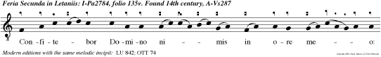 Confitebor Domino nimis in ore meo: et in medio multorum laudabo eum, qui astitit ad dexteram pauperis, ut salvam faceret a persequen tibus animam meam, alleluia.