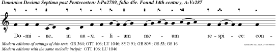 Domine, in auxilium meum respice: confundan tur et revereantur, qui quaerun animam meam, ut auferant eam.
