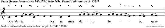 Meditabor in man datis tuis, quae dilexi valde: et levabo manus meas ad mandata tua, quae dilexi, alleluia.