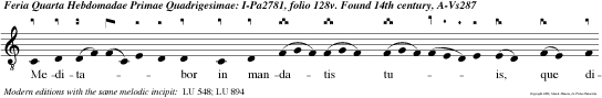 Meditabor in mandatis tuis, que dilexi valde: et levabo manus meas ad mandata tua, quae dilexi.