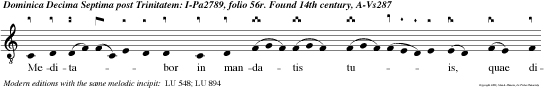 Meditabor in mandatis tuis, quae dilexi valde: et levabo manus meas ad mandata tua, quae dilexi.