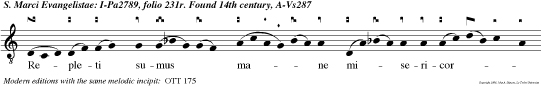 Repleti sumus mane misericordia tua: et exsul tavimus et delectati sumus, alleluia.
