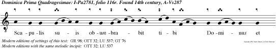 Scapulis suis obumbrabit tibi Dominus et sub pennis ejus sperabis: scuto circumdabit te veritas ejus.