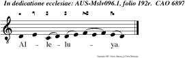 Alleluya.