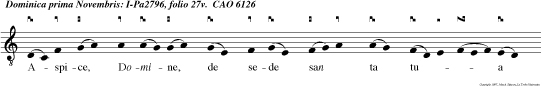 Aspice, Domine, de sede san ta tua et cogita de nobis inclina, Deus meus, aurem tuam et audi Aperi oculos tuos et vide tribulationem nostra
