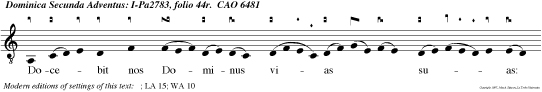 Docebit nos Dominus vias suas: et ambulabimus in semitis ejus: Quia de Sion exibit lex et verbum Domini de Jerusalem