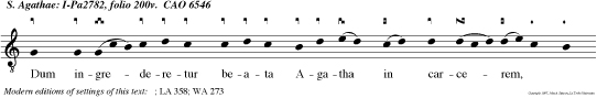 Dum ingrederetur beata Agatha in carcerem, dixit ad judicem: Impie, crudelis et dire tyran ne, non es con fusus amputare in feminam, quo ipse in matre suxisti.