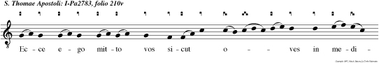 Ecce ego mitto vos sicut oves in medio luporum, dicit Dominus Estote ergo prudentes sicut ser pentes et simplices sicut columbae.