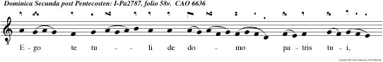 Ego te tuli de domo patris tui, dicit Dominus, et posui te pascere gregem populi mei, Et fui tecum in omnibus ubicum que ambulasti, Firman regnum tuum In aeternum