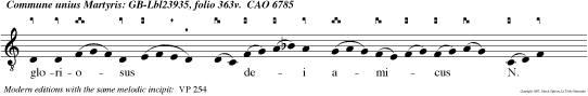gloriosus  dei amicus N.  jesu do mini