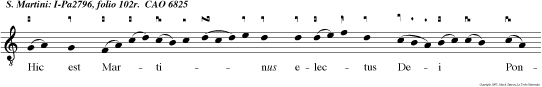 Hic est Martinus electus Dei Pontifex,