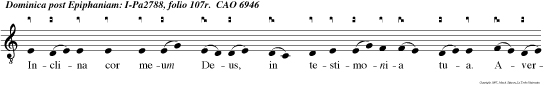 Inclina cor meum Deus, in testimonia tua. Averte oculos meos ne videant vanitatem in via tua vivificame.